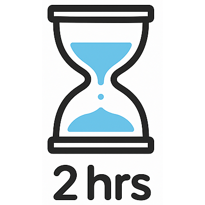 Carpets dry in about 2 hours